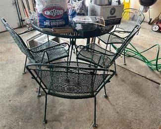 5 pc patio set metal
