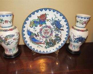 Asian Foo Dog porcelain