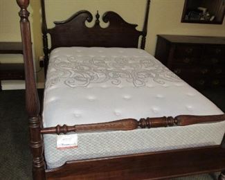Full cherry bedroom set solid wood by Statton 1973