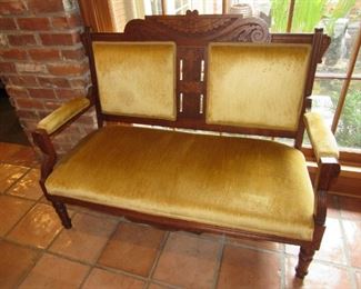 Victorian settee