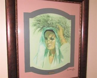 Original Kenneth Wyatt signed on art and matting