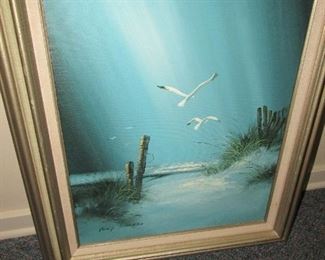 Signed oil on canvas