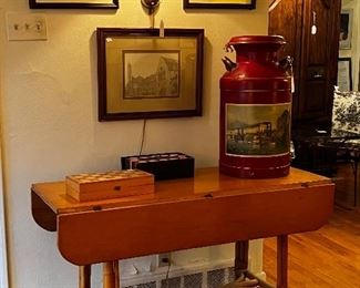 drop leaf console table