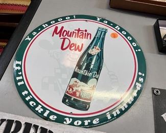 mountain dew sign 