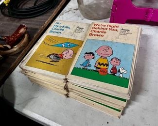 lot od Charlie brown books  