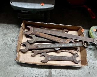 lot of wrenches 