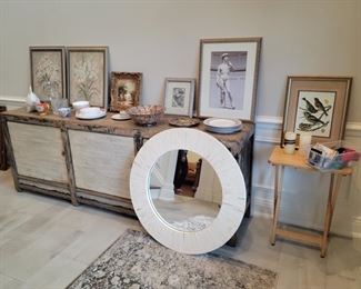 ASSORTED PICTURES AND MIRRORS