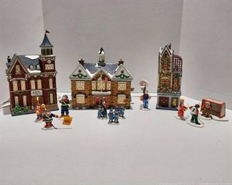 7 Dept 56 School Related Village Pieces