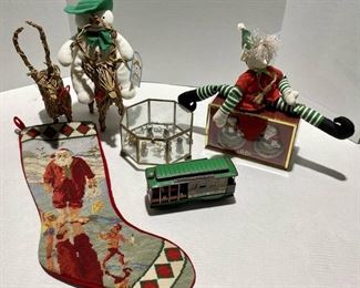 Christmas Decor Lenox Etc Various Items