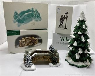 Holiday Village Collectible Dept 56 Accessories