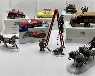 Holiday Village Dept 56 Collectible Porcelain Accessories