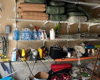 CUSHIONS GARAGE ITEMS