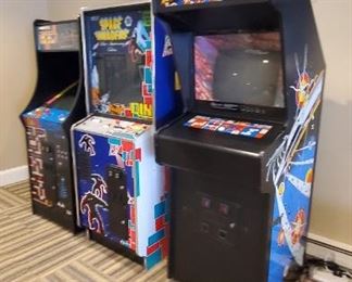 Arcade Games. Bring a truck. Yes, they work