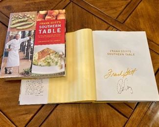 Two signed copies of Frank Stitt's Southern Table book
