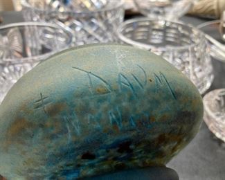 Art nouveau glass bowl by Daum
