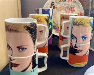 Andy Warhol mugs by Rosenthal
