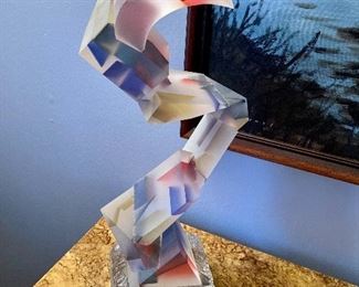 Acrylic sculpture by Rod Garrett
