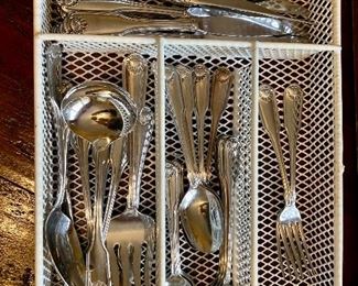 Oneida “Classic Shell” stainless flatware
