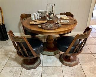 1970’s pirate ship dinette set
