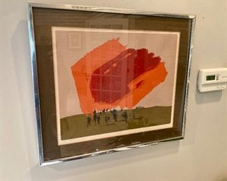 Signed Lea Levin serigraph
22.5” x 19”
