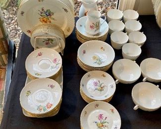 B & G “Saxon Flower” china
