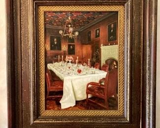 Victorian dining room interior painting by Rob Robbin
22.5” x 26.5”

