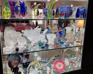 Collection of art glass