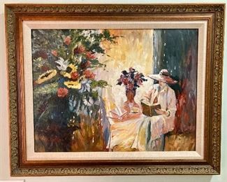 Birmingham artist Jean Robertson oil on board
29.5” x 23.5”

