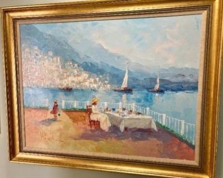 Oil on canvas by John Adamos Manol
47” x 37”
