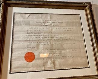 Signed President William McKinley
