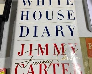 Autographed Jimmy Carter “White House Diary” book