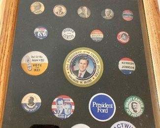 Campaign button collection
