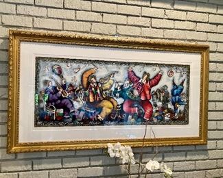 Michael Kachan signed lithograph
66” x 36”
