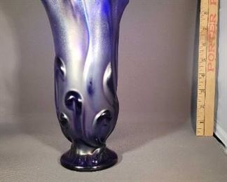 Fenton Iridescent Vase