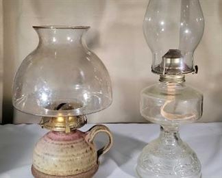 Oil Lamp Set