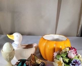 Pumpkin With Lid Staffordshire