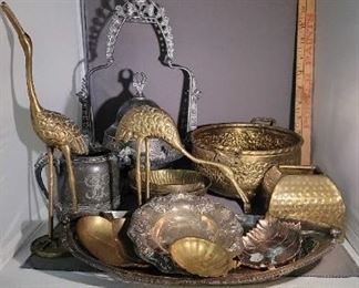 Silver Brass Plated Decor