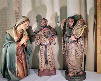 Trio of Religious Figures