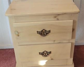 Whitewashed Nightstand