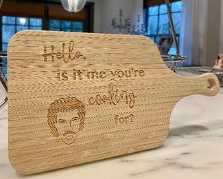 SOLD - Lionel Richie cutting board - 11.5 x5.5