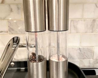 SOLD - for the pair-Cole and Mason Salt and Pepper Mills - 7.25h