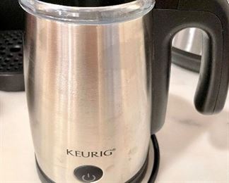 SOLD Keurig milk frother 8 in H