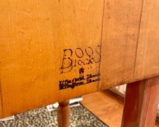 SOLD-Detailed view of Boos Block