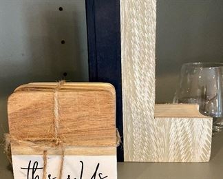 SOLD-Lots of great decor items! Shop these are MORE in person at the sale. 