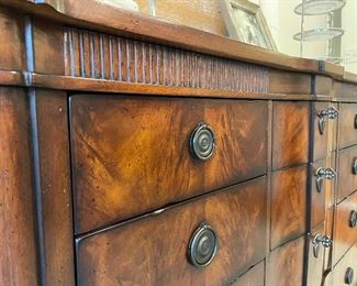 SOLD - 12-drawer chest by  Fine Furniture Design, Solid Wood. Excellent Condition. 62 X 20 X41