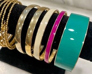 SOLD-JCrew bangles, set of 5
