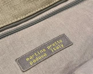  $300.  Inside of Martina Pretto Padova tote,