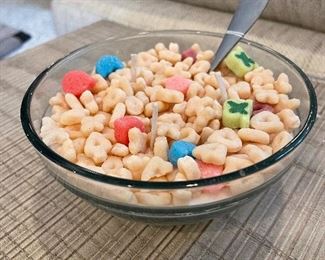 SOLD Cereal Candle. Smells as sweet as it looks! 