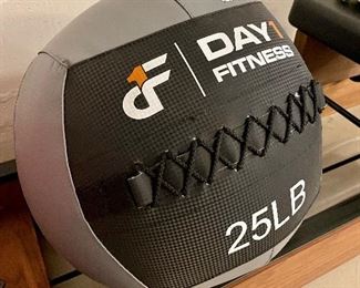 SOLD - Weighted fitness ball, 25lbs