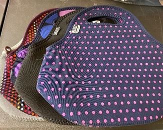 SOLD-Built Gourmet Lunch totes, assorted patterns
